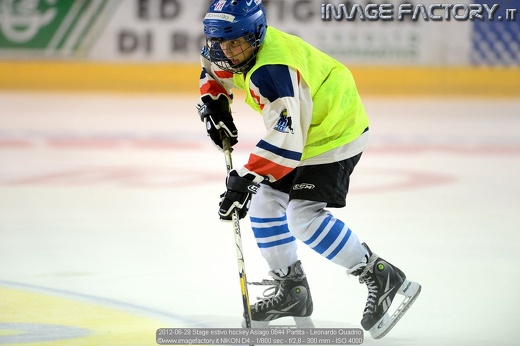 2012-06-29 Stage estivo hockey Asiago 0644 Partita - Leonardo Quadrio